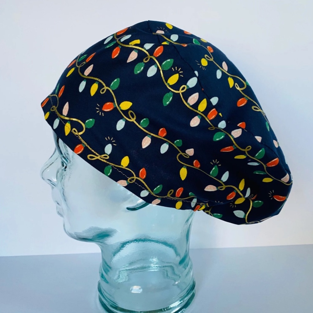 Christmas Euro/modified scrub cap